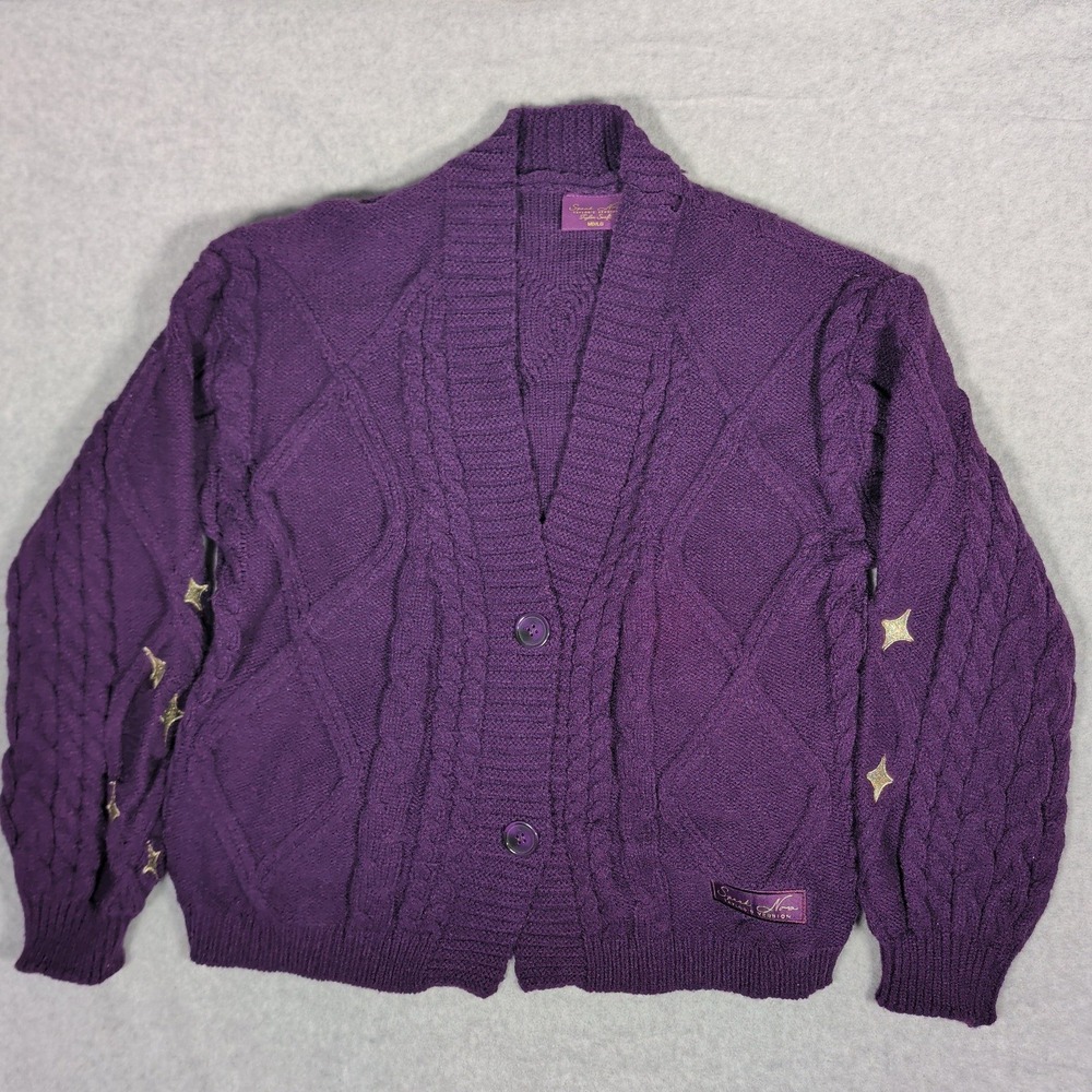 Taylor Swift Speak Now Cardigan Sweater Womens M/L Purple Taylors Version